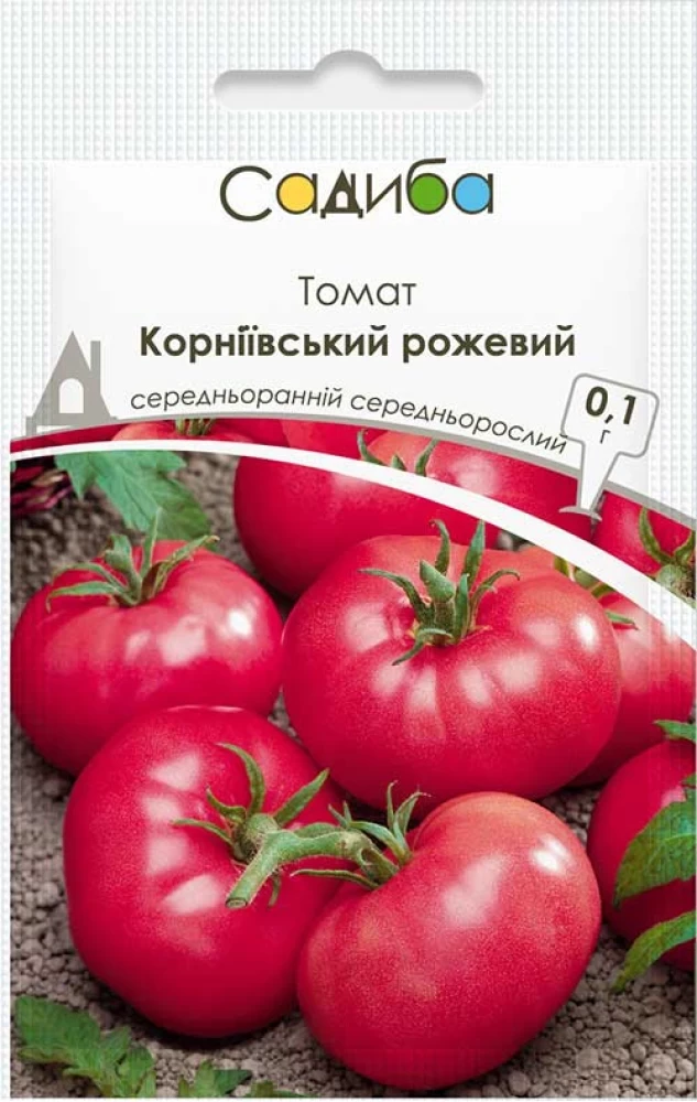 6970002120_korniyivskij-rozhevij-tomat.webp Корніївський рожевий, томат, 0,1 г. СЦ Традиція Україна - Зображення 1